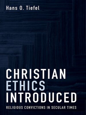 cover image of Christian Ethics Introduced